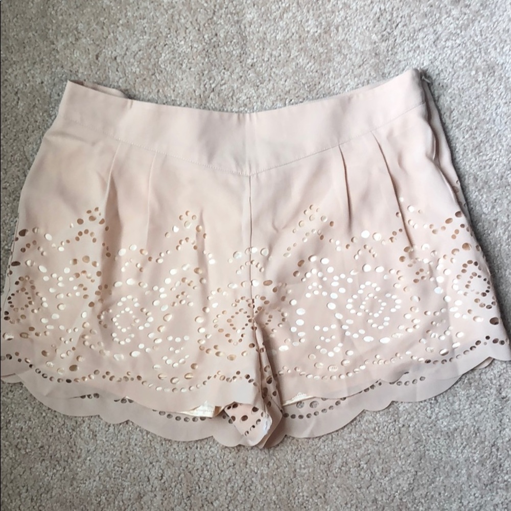 Light peach shorts